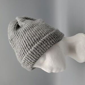 Handmade Winter Adult Hat Gray S/M